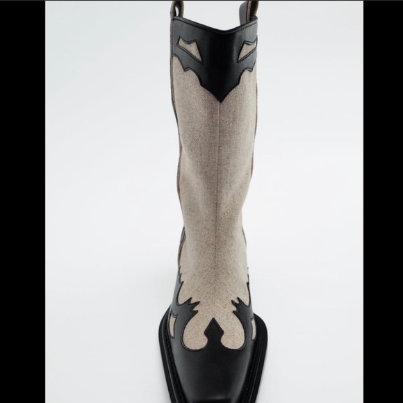 Zara Cowboy Boots / 37 - Picture 4 of 5